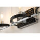Mazant 3 Light 28 inch MB+PC Bath Light Wall Light